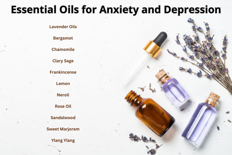 Essential Oils for Anxiety & Depression Types, Benefits, & Uses