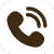 brown call icon